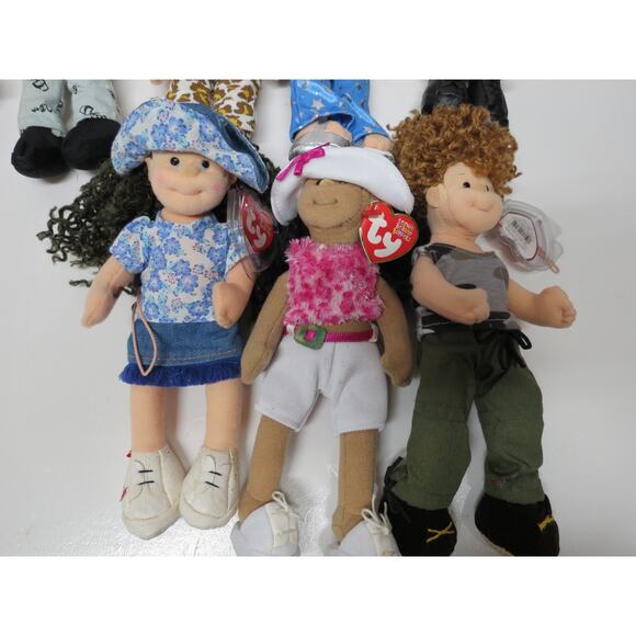 Lot of 12 Ty Teenie Beanie Bopper Dolls w/ Hang Tags - a few with flaws - Picture 3 of 10